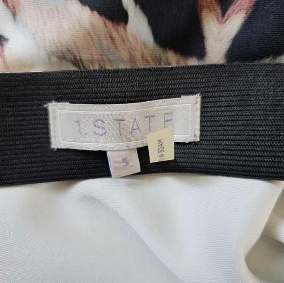 Revolve 1. State Women's Multicolor Tiger Print Scuba A-Line Skirt | Small | EUC - Picture 6 of 8